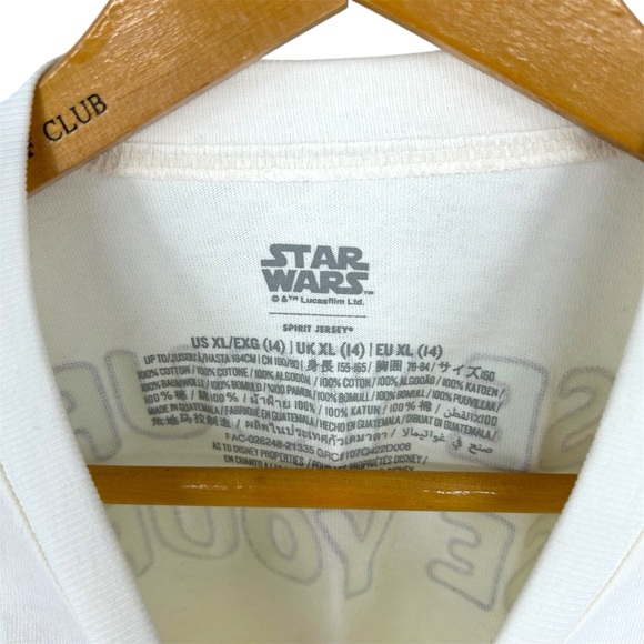 NWT Disney Parks Star Wars The Mandalorian Grogu Choose Your Path Spirit Jersey - Picture 7 of 10